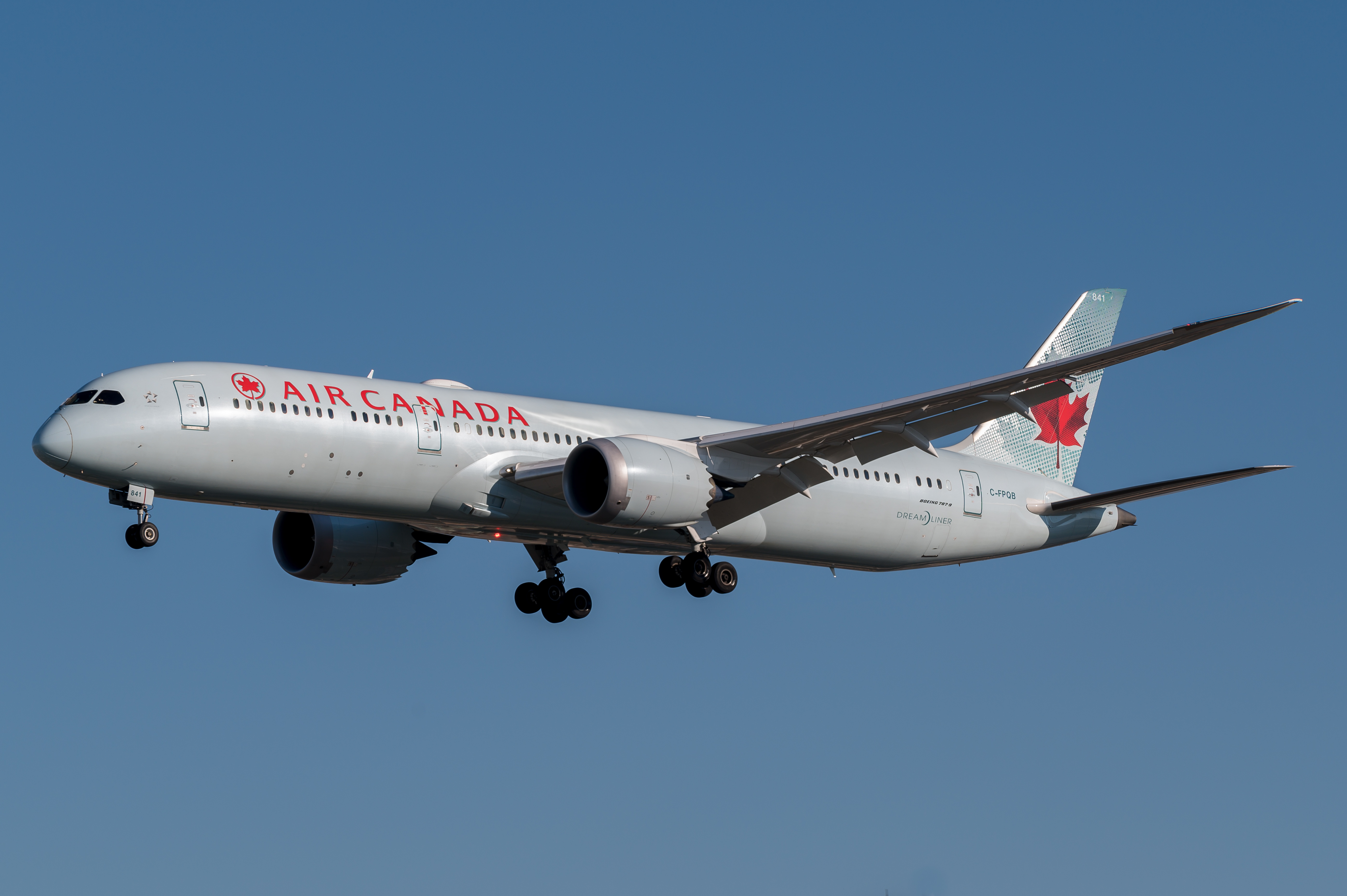 Air Canada Boeing 787-9 항공기