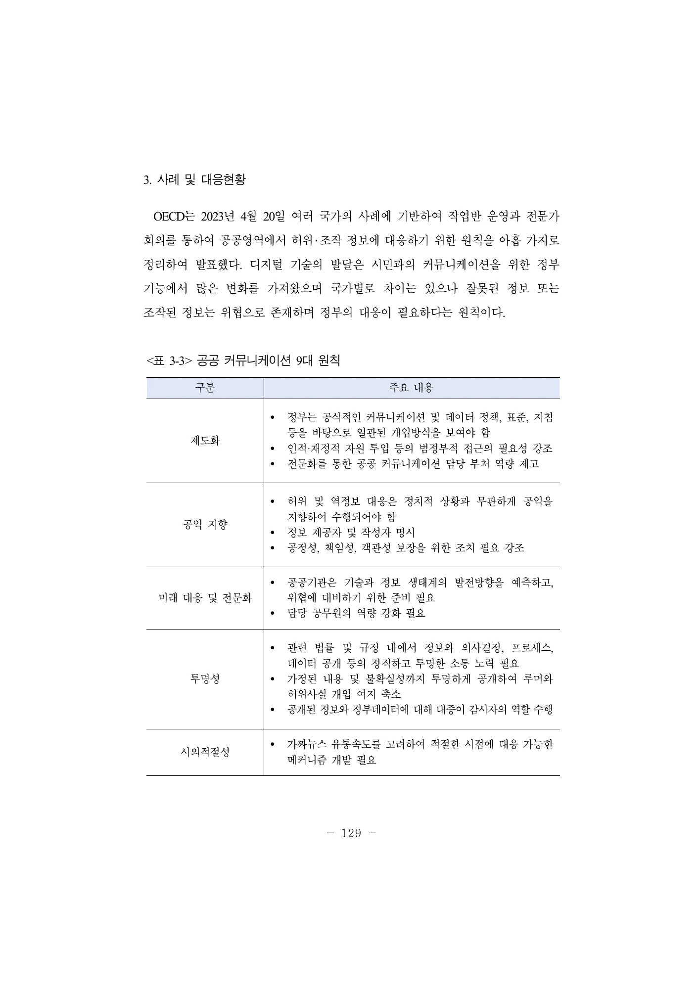 OECD 공공 커뮤니케이션 원칙 · 원문 PDF 152쪽